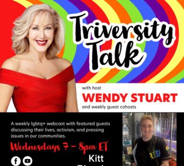 Kitt Blessing Guests On TriVersity Talk With Host Wendy Stuart 7 PM ET Wednesday, June 26th, 2024