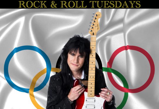 Rocky Kramer’s Rock & Roll Tuesdays Presents “Olympics” On Tuesday July 30th, 2024, 7 PM PT on Twitch