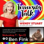 Multidisciplinary Artist and Photographer Ben Fink Guests On TriVersity Talk With Host Wendy Stuart 7 PM ET Wednesday January 15th, 2025