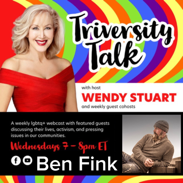 Multidisciplinary Artist and Photographer Ben Fink Guests On TriVersity Talk With Host Wendy Stuart 7 PM ET Wednesday January 15th, 2025